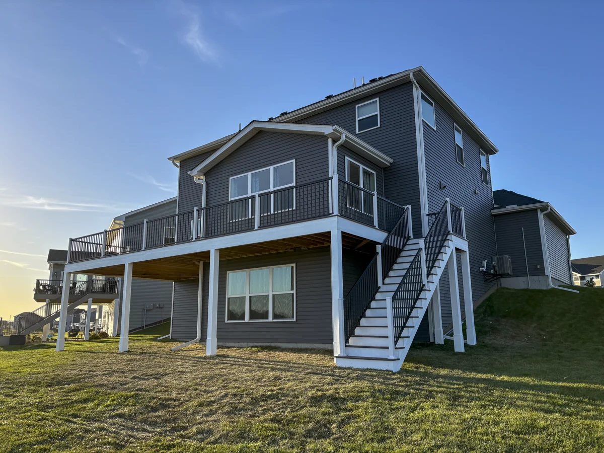Elevated deck completed by JBL Builders